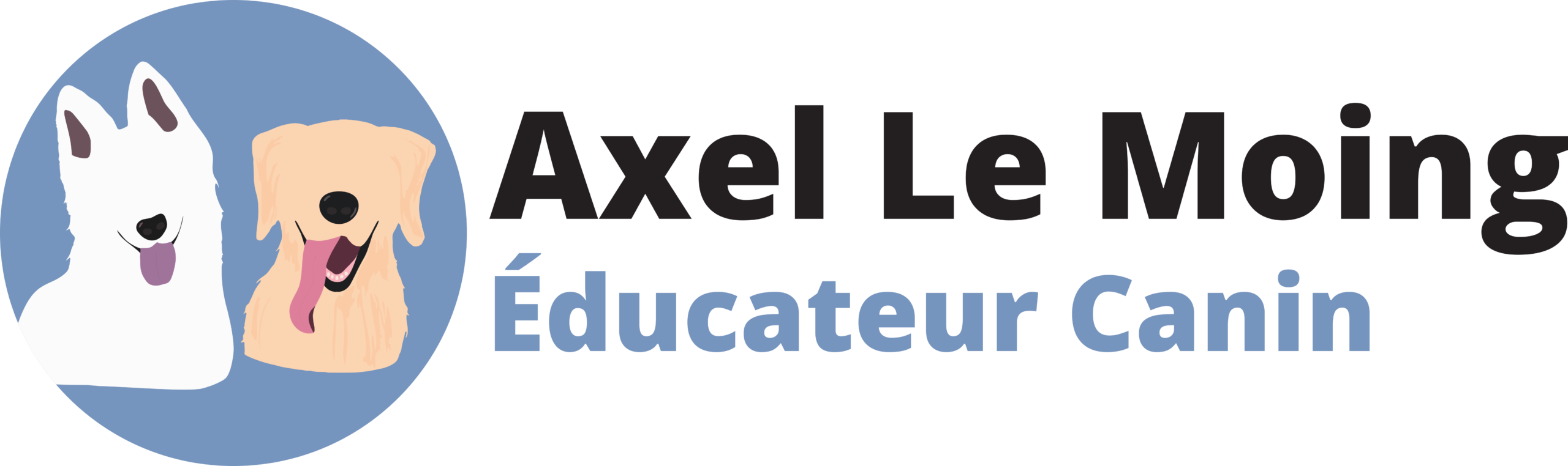 logo axel educateur canin